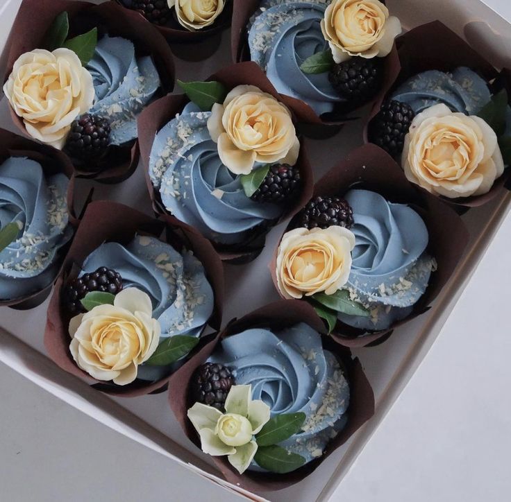 Blue Cupcakes