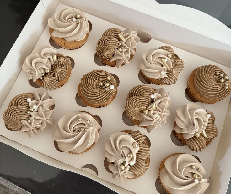 Brown Cupcakes