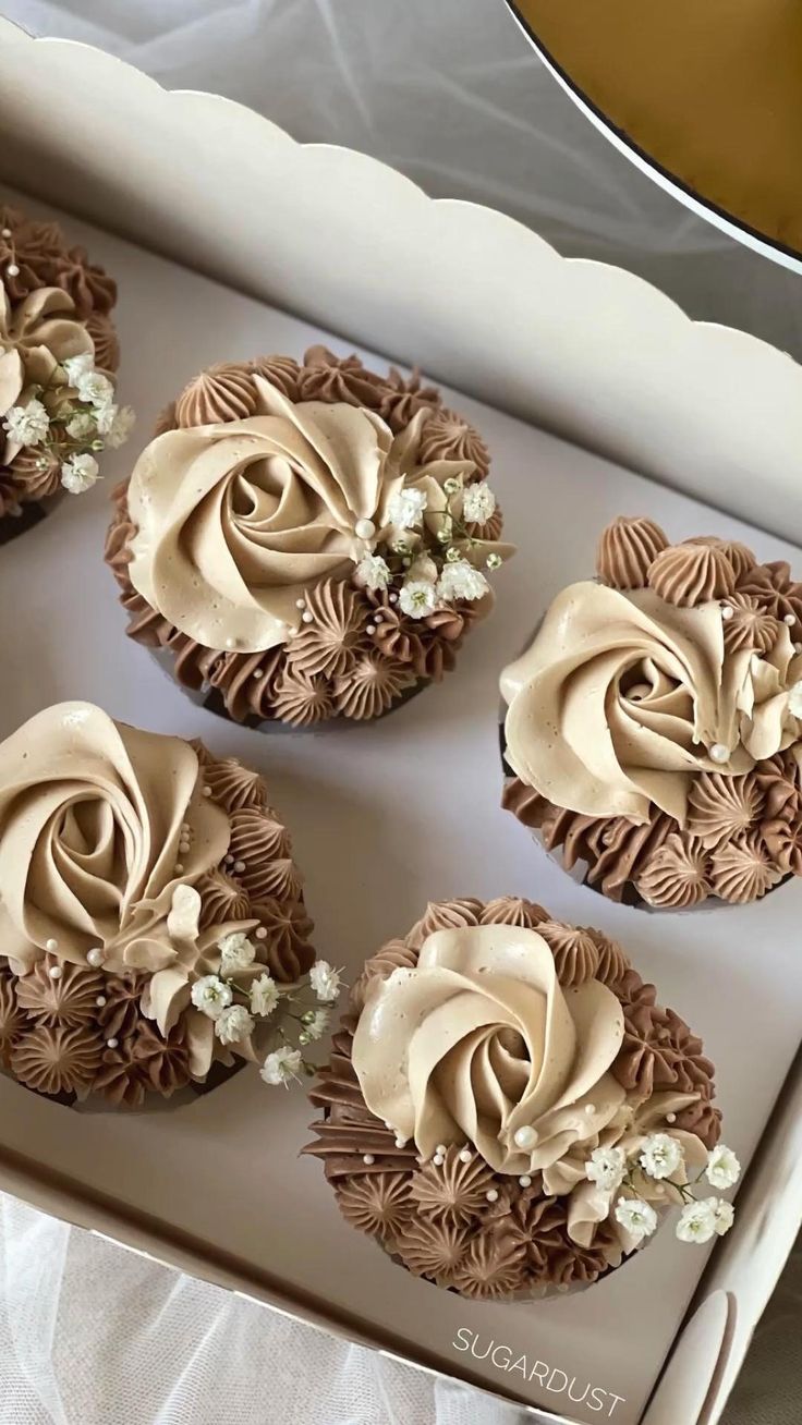 Brown Cupcakes
