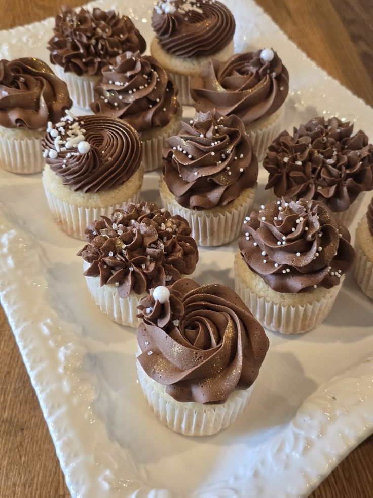 Brown Cupcakes
