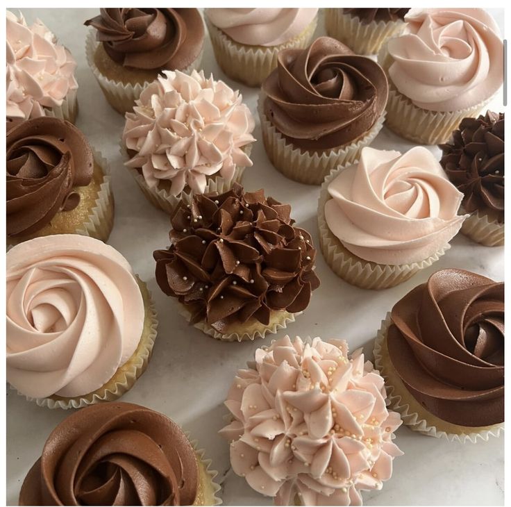 Brown Cupcakes