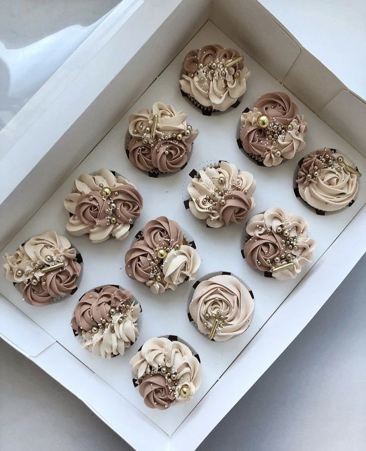 Brown Cupcakes