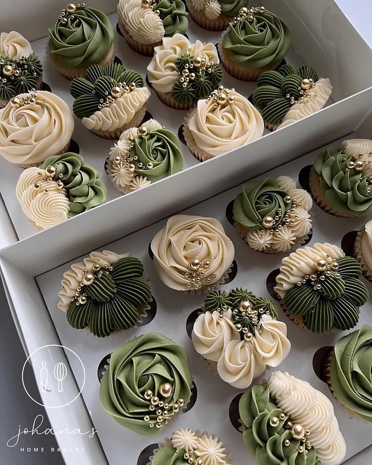 Green Cupcakes