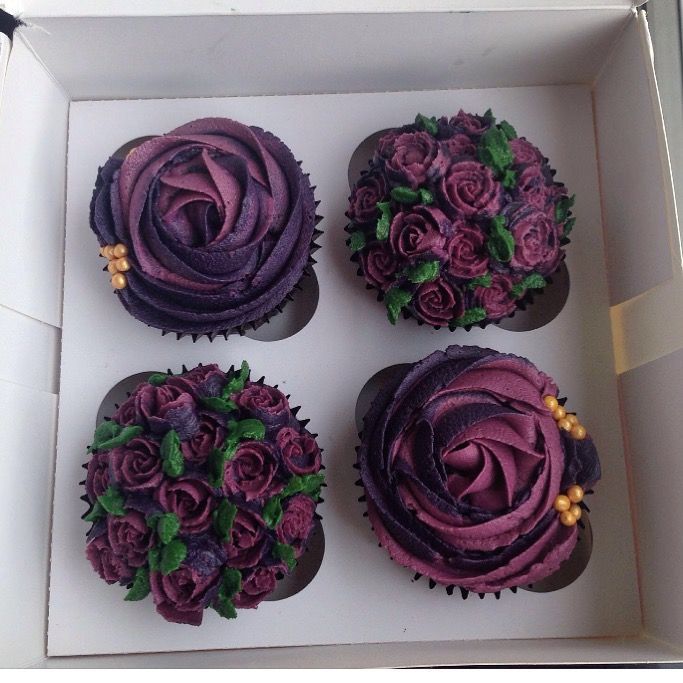 Purple Cupcakes