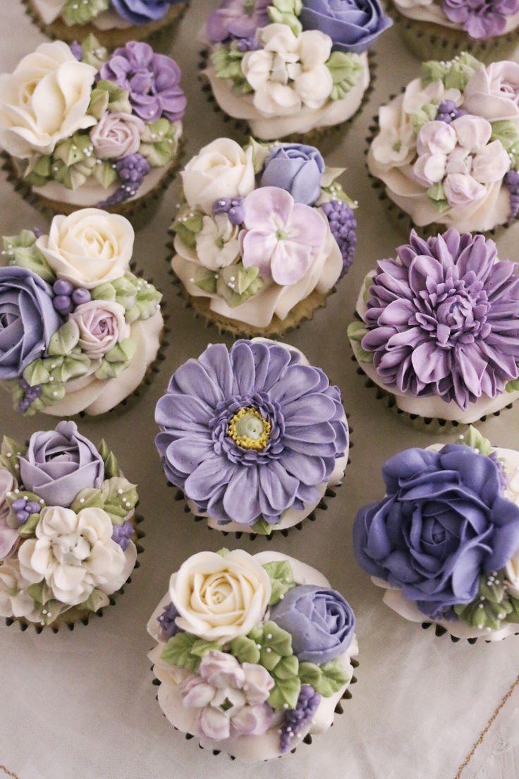 Purple Cupcakes