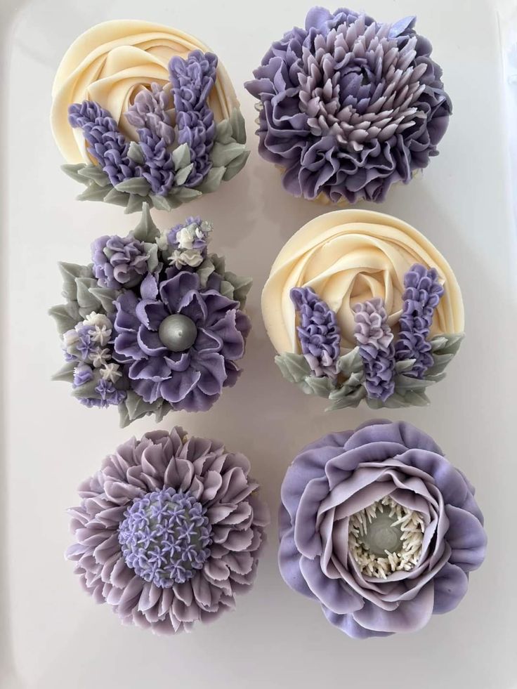 Purple Cupcakes