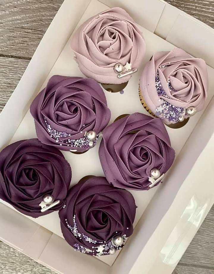 Purple Cupcakes