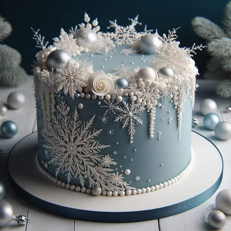 SnowFlake Cake